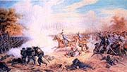 Rodakowski Attacks Italian Bersaglierii During the Battle of Custozza